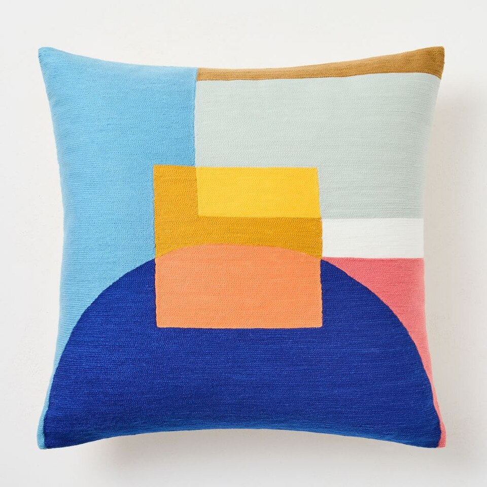 Half Moon Layered Blocks Cushion Cover West Elm Australia